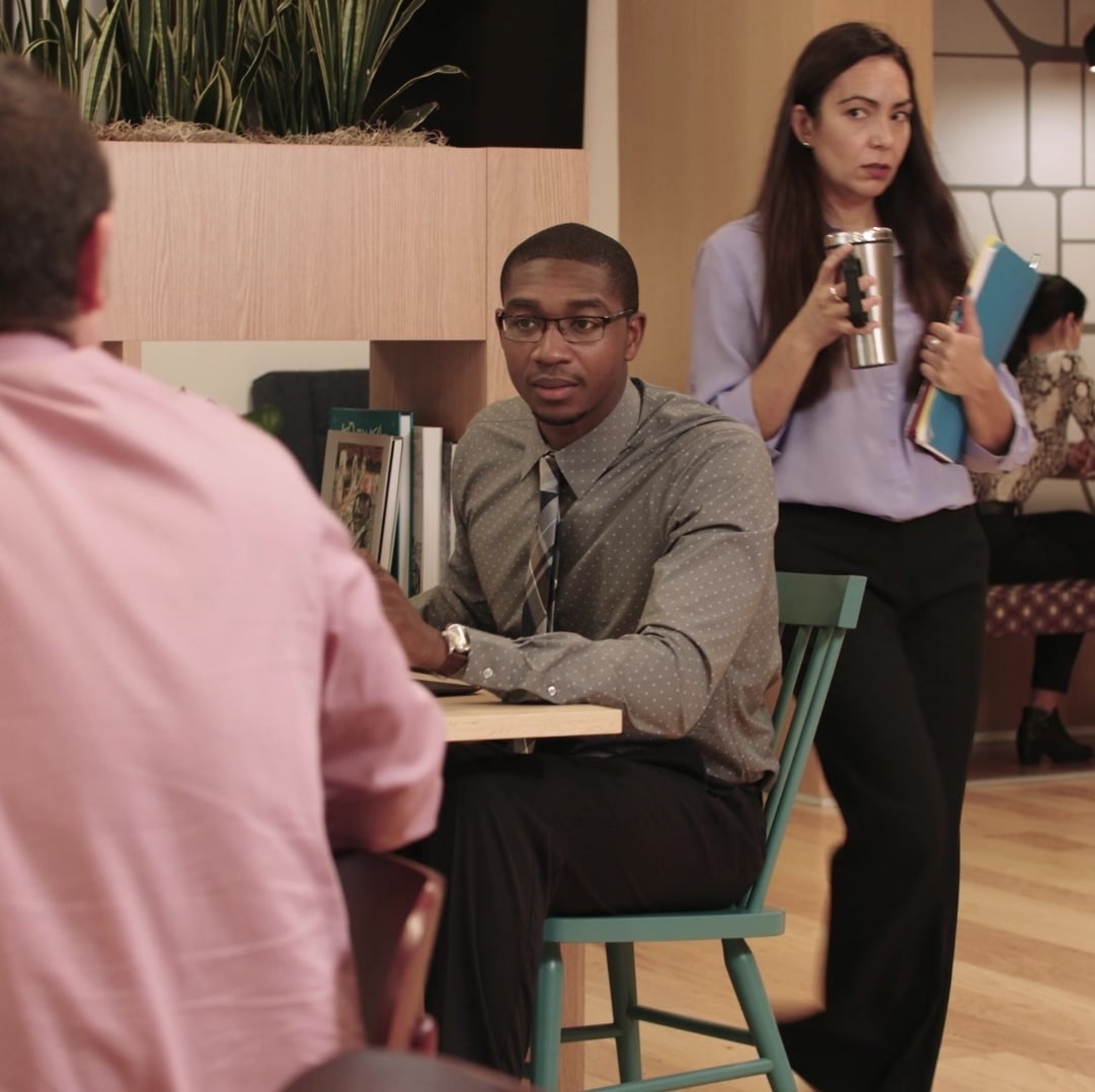 Harassment prevention training scene